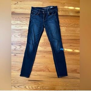 American Eagle Outfitters Women's Skinny Dark Blue Jeans